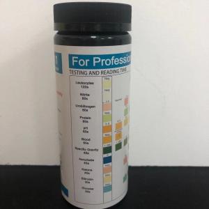 China 100T Urinalysis Test Strip ISO13485 Urine Infection Strips Dry Chemical Method supplier