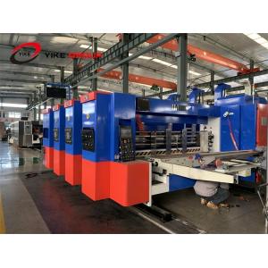 1224 4 Color Flexo Printer Slotter Machine Die Cutter Stacker