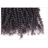 Afro Kinky Curly Hair Extensions Weft For Indian Human Hair No Tangle