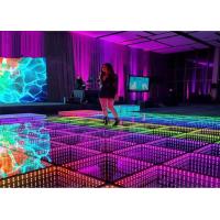 China P3.91 Video Dance Floor LED Display Kinglight  Real Pixel 1R1G1B on sale