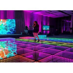 P3.91 Video Dance Floor LED Display Kinglight  Real Pixel 1R1G1B