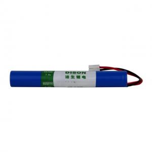 7.4V 2.6Ah NMC Lithium Ion Li NiCoMh Battery Pack for Flashlights INR18650 Battery Size