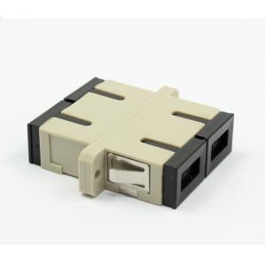 Plastic SC Fiber Optic Adapter Multimode For Optical Fiber Patch Cable