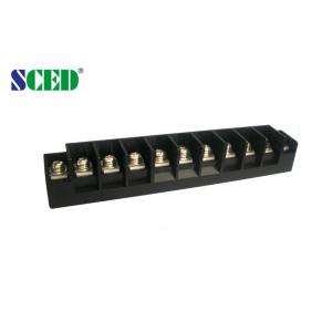 China 600v Plastic Barrier Terminal Block Connectors 11 Pin Barrier Strips 100A supplier