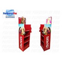 China LED Lighting Poster POS Shelf Display Stands 4 Shelving Holding Strength 100KGS For Milk on sale