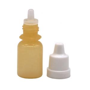 China LDPE Plastic White Empty Squeezable Eye Liquid Dropper Bottle with Tamper Proof Caps 10mL supplier