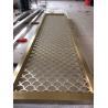 Gold Stainless Steel Carved/ Engraved Mashrabiyia Panels For Sunshades/Louver