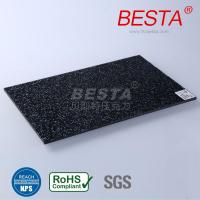 China 5mm Thick Black Glitter Acrylic Sheet For Furniture Decoration on sale