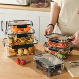 Airtight Plastic Leak Proof Lunch Containers Stackable Sustainable