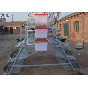 3 Tiers Poultry Chicken Cages / Layer Poultry Farming Cage Design