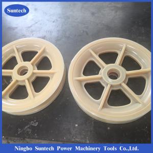 China 508x100mm MC Nylon Pulley Wheels Conductor Stringing Block With Bearings supplier