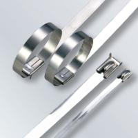 China Self Locking Stainless Steel Wire Ties Large Tie Wraps 4.6mm Width Waterproof on sale