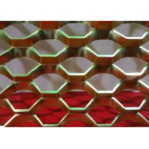 China 1 . 0 millimètres d'épaisseur ont augmenté le métal Mesh Aluminum For Decoration wholesale