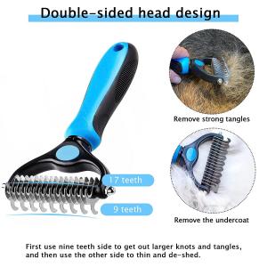 China Grooming Slicker PET Cleaning Brush Self Cleaning Dog Cat Comb supplier