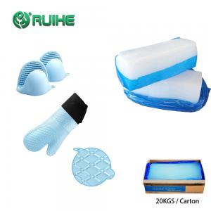 China Food Grade Solid Silicone Rubber High Temperature Resistance Oven Gloves supplier