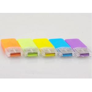 Le lecteur de cartes le plus rapide de CF de PVC de cadeaux de promotion, mini Carte SD taille de lecteur d'USB2.0 facultative