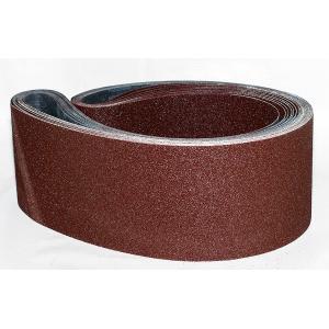 Steel Aluminum Oxide Narrow Sanding Belts / Grit P36 To Grit P180
