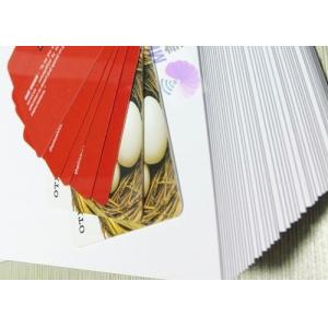 China Dual Side 0.3mm 210x297 Inkjet Printable PVC Sheets For Smart Card wholesale