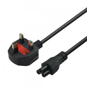 1m 1.5m 1.8m 2m Copper UK Power Cord  3 Pin Laptop Power Cable