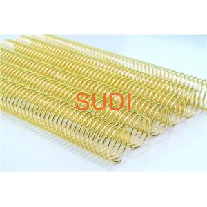 7/8'' 22.2mm 35 Ring A4 Length Metal Spiral Binding Coil For Text Book