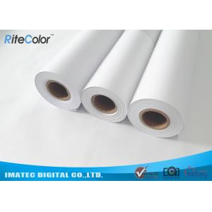 Water Based Matte Coated Paper Roll , 128 Gram Large Format Paper Roll
