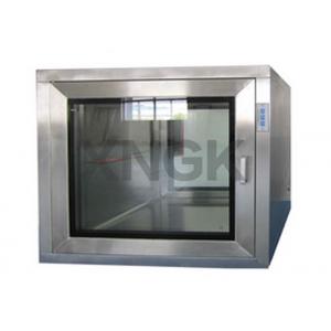 Cleanroom HEPA Filtered Pass Thru Box , Automatic Air Shower Pass Box 99.99@0.3um Class 100