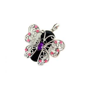 China Shockproof Diamond Sticking butterfly Jewelry USB Flash Drive  supplier
