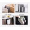 China Garbage Hanging Expandable Cabinet Foldable Wall Mounted Zhejiang Folding Kitchen Trash Can With Press Top wholesale