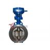 China Wafer Type High Performance Butterfly Valve Seal Ring Blue Color 2 - 60 Inch wholesale