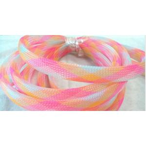 Colorful PET Expandable Braided Sleeving -50°C ~ 150°C Working temperature