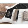 4 string bass guitar set in neckshark inlay on rosewood black ABS binding set in