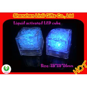 China multi color barware gifts Led flashing Ice cube for restaurant, bar, home decoration supplier