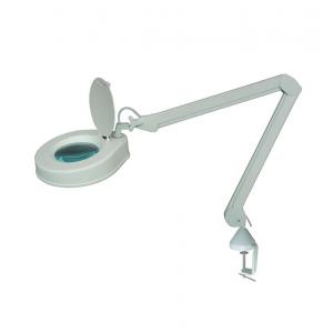 China Circular Glass Facial Led Magnifying Lamp Inspection 8X Diopter 5  Lens Size supplier
