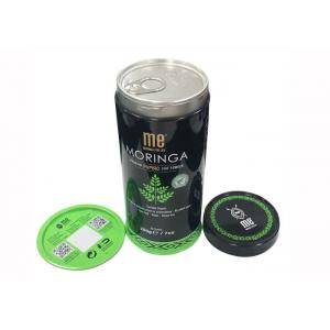 Ring Pull Design Airtight Tea Storage Tins For Matcha Powder Packing