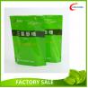 China Resealable Zip Top Plastic Stand Up Bag , Spring Tea Packaging Plastic Bag wholesale