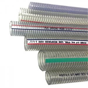 pvc steel wire suction hose for machinery/ 1 1/2" pvc steel wire suction hose/steel wire braided hose for industrial pum