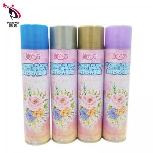 EN71 Colorful Flower Paint Spray For Fresh Real Flowers Florist Quick Drying