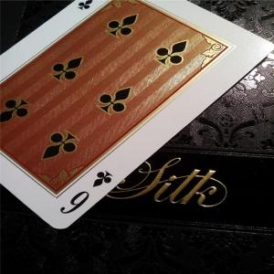 China Plastic Gold PVC Playing Cards Gold Foil Poker Golden Poker Card supplier