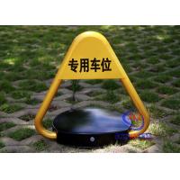 China CE Approved Remote Control Car Parking Locks Barrier Rise Height 460mm A3 Steel Triangle Car Blocker on sale