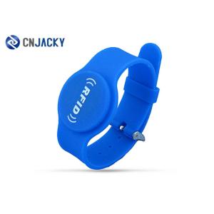 China pulsera del silicón de 13.56MHz RFID para el control de acceso supplier
