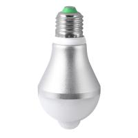 China PIR Motion Activated LED Light Bulb Aluminum+PC Housing Material on sale