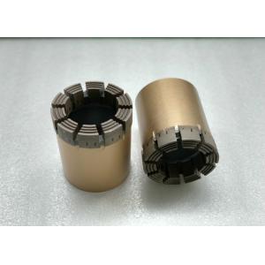 China BW Impregnated Diamond Core Bit 6mm 8mm 10mm 12mm For Geological Survey supplier