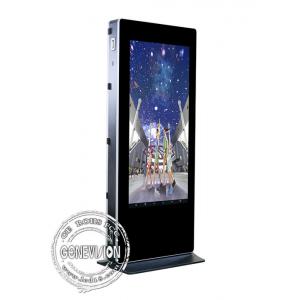 China Standing Android 65 Inch Tft Lcd Monitor Digital Signage Video In Malls , Metal Case supplier