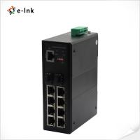 China Managed Industrial PoE Switch 8-Port Gigabit 802.3at With 2-Port 1000M SFP Fiber on sale