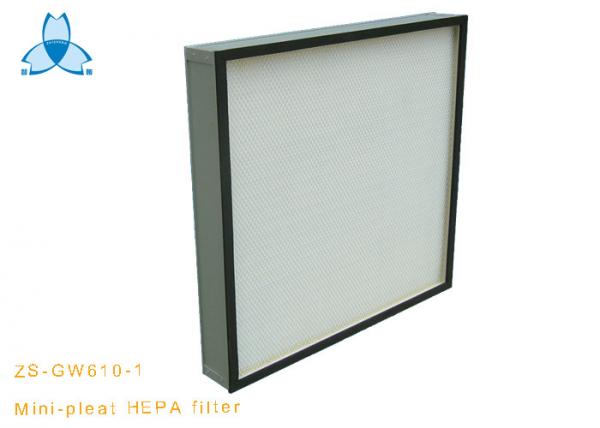 Commercial Air Conditioner HVAC System H13 Hepa Panel Filter Mini Pleat HEPA