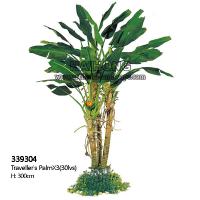 China 300cm Tall Artificial Traveller Palm Landscap Trees Potted Plant Landing Bonsai Bird Of Paradise on sale