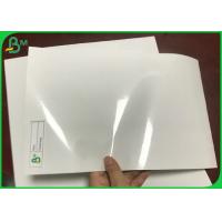 China Single Side High Glossy 80gsm Mirror Coated white Paper For Beverages Labels on sale
