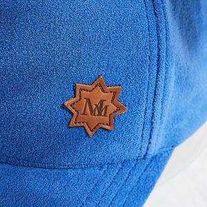 China Autumn Winter Polar Fleece Baseball Cap With Debossed Logo Leather Patch supplier