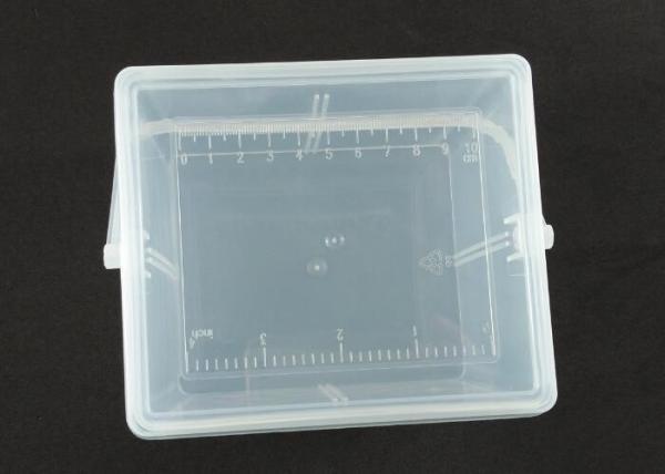 Injection Transparent Plastic Molded Boxes For Heavy Load Packing 115 x 85 x 90 mm