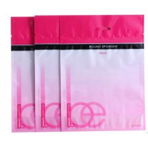 Eco-friendly Printed OPP Plastic Make-up Brushes Packaging Zipper Bags